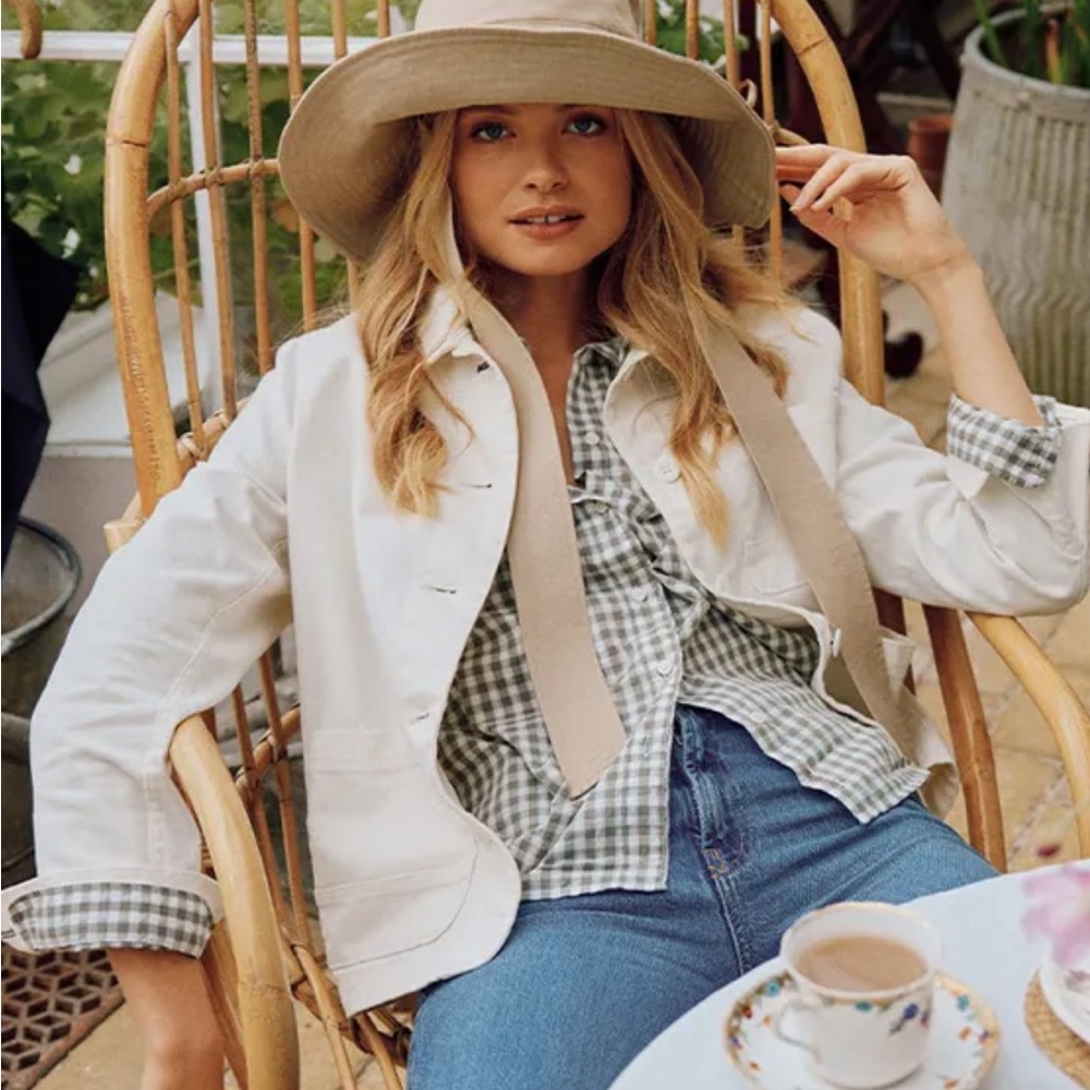 Beaufort and Blake Khaki Gingham Shirt